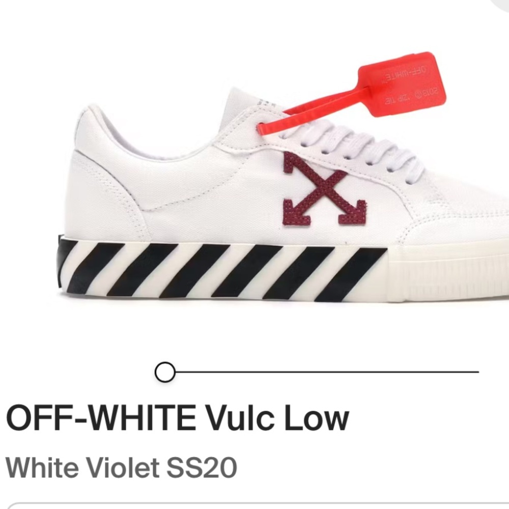 OFF-WHITE Vulc Low
White Violet SS20